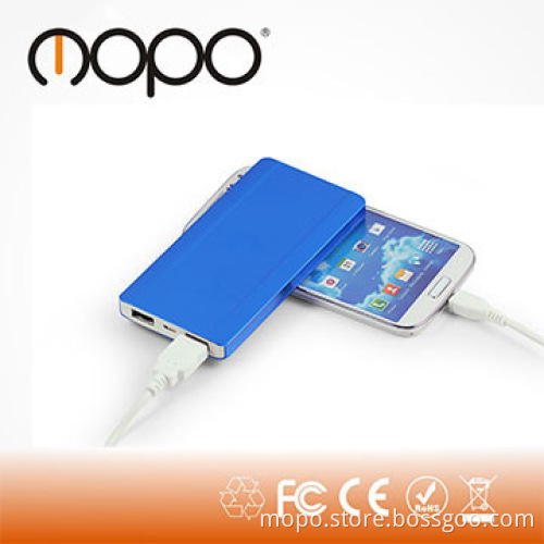 Portable charger 5V 1A/2.1A mobile phone battery charger 6000mAh power
